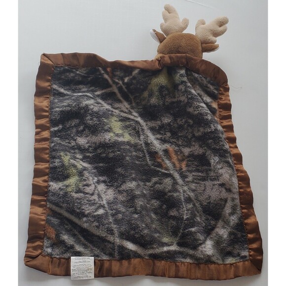 Scene Weaver Camo Deer Security Blanket Lovey Satin Springs Creative True Timber - Picture 5 of 12